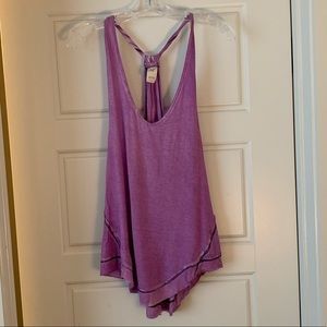 Free People purple tank top
